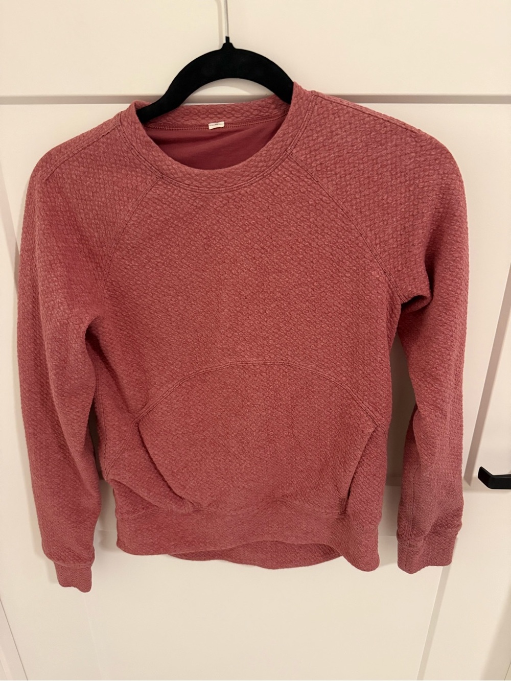 Lululemon Catch A Moment Crew Heathered So Merlot Size 2